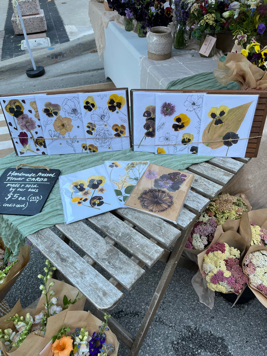 Pressed Floral Cards