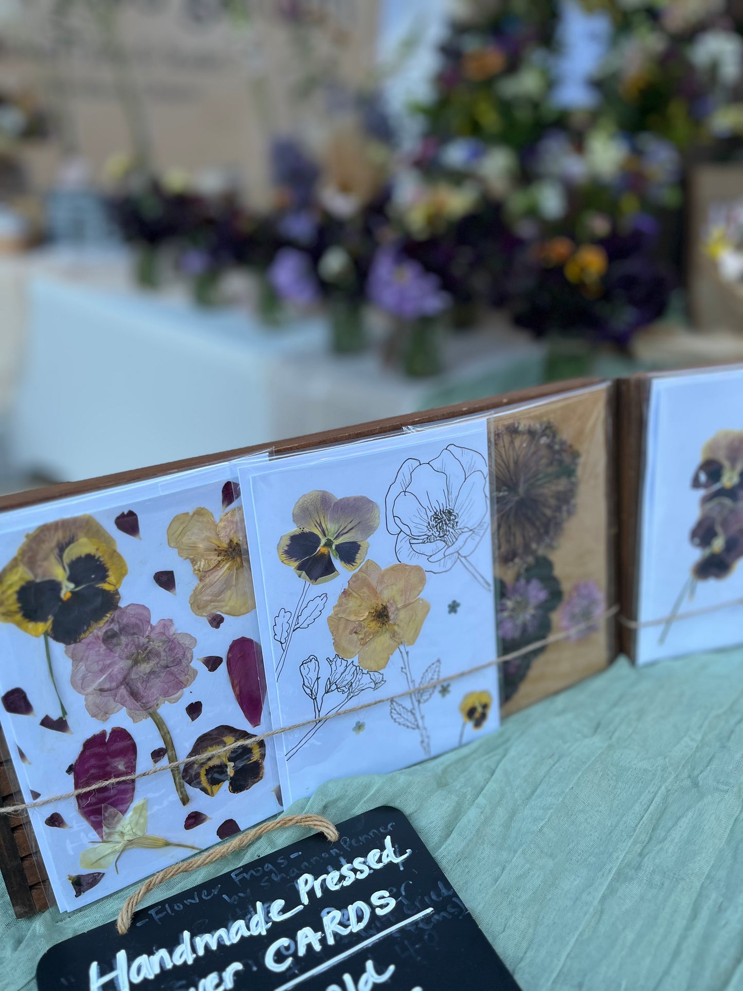Pressed Floral Cards