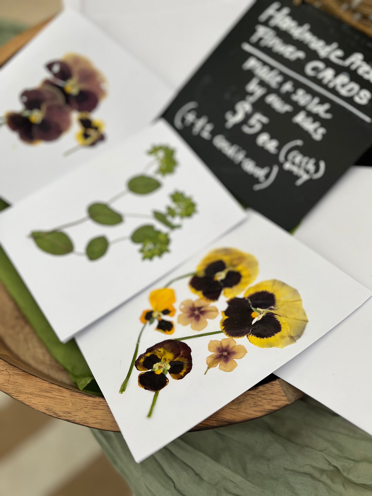 Pressed Floral Cards